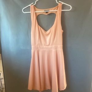 Cute peach mini dress